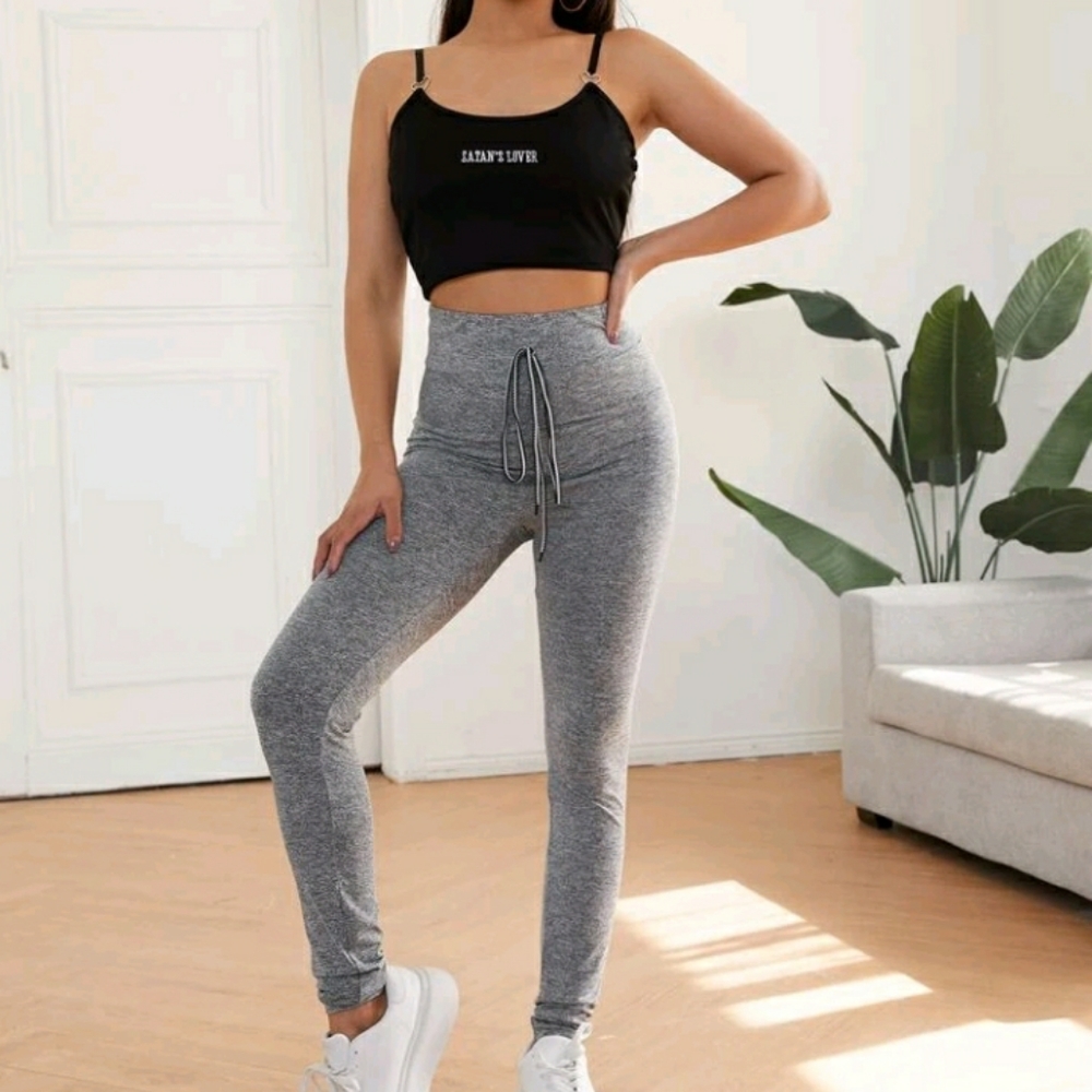 🩶NWT HIGH-RISE DRAWSTRING LEGGINGS🩶